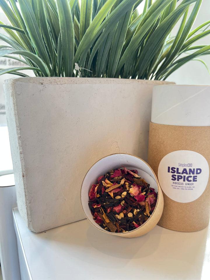 Island Spice Hibiscus Ginger Infused Herbal Teas