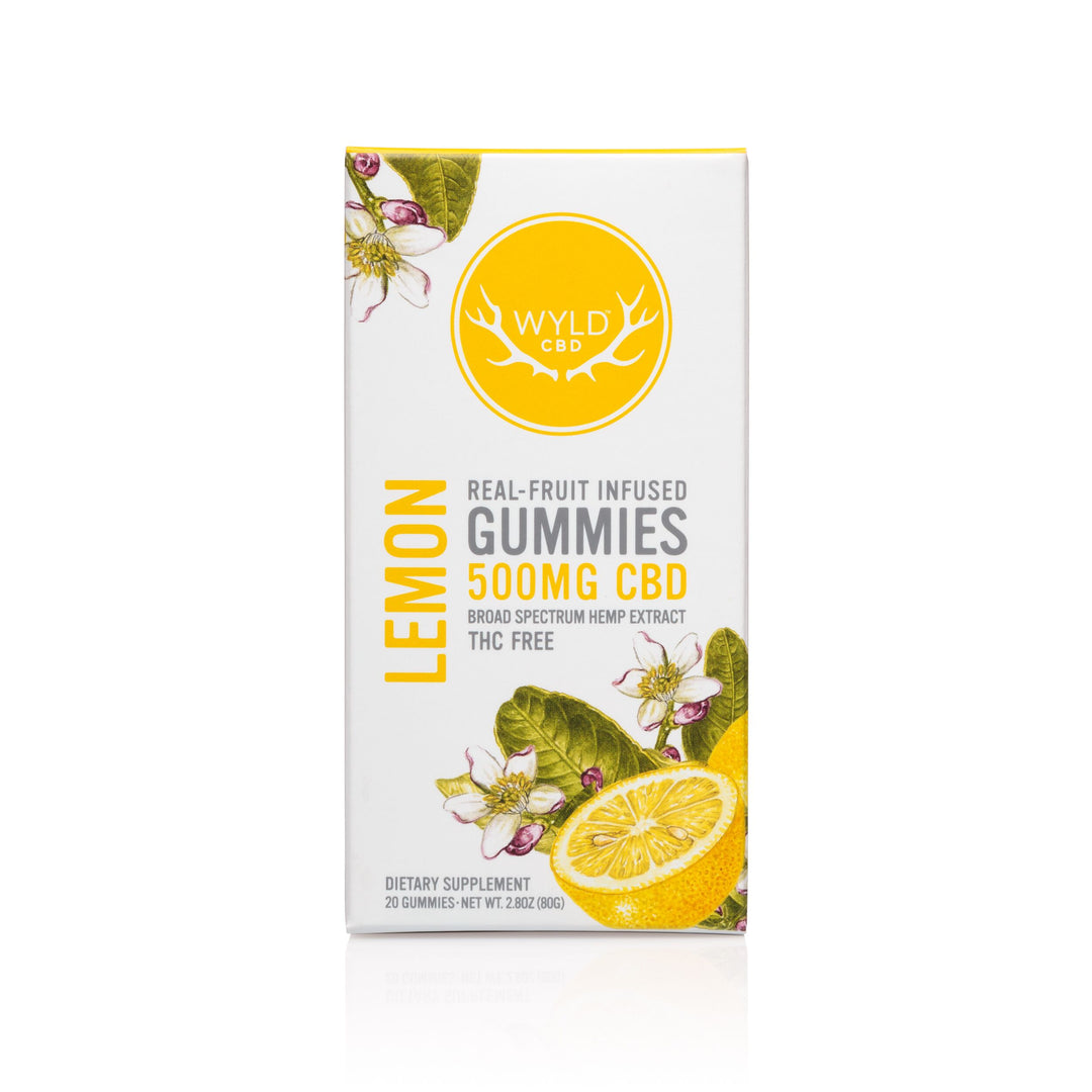 Wyld Lemon 500mg CBD Edible Gummies