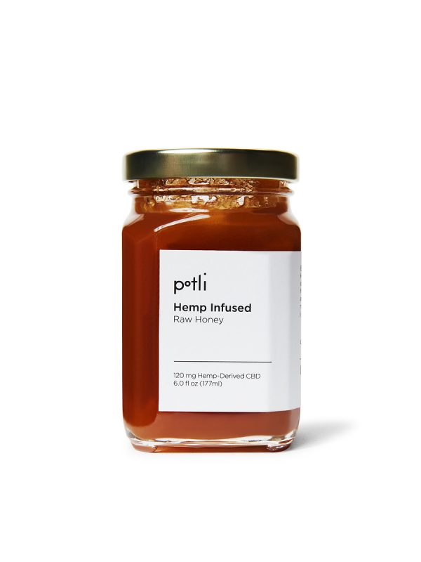Potli Premium Hemp CBD Infused Raw Honey