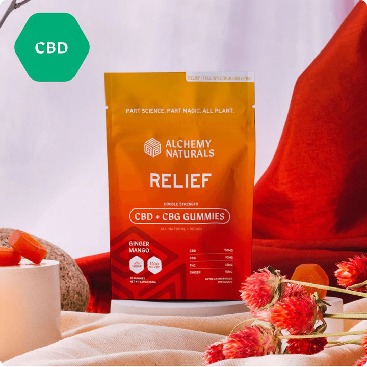 Alchemy Naturals CBD Gummies for Pain and Chronic Pain with CBG